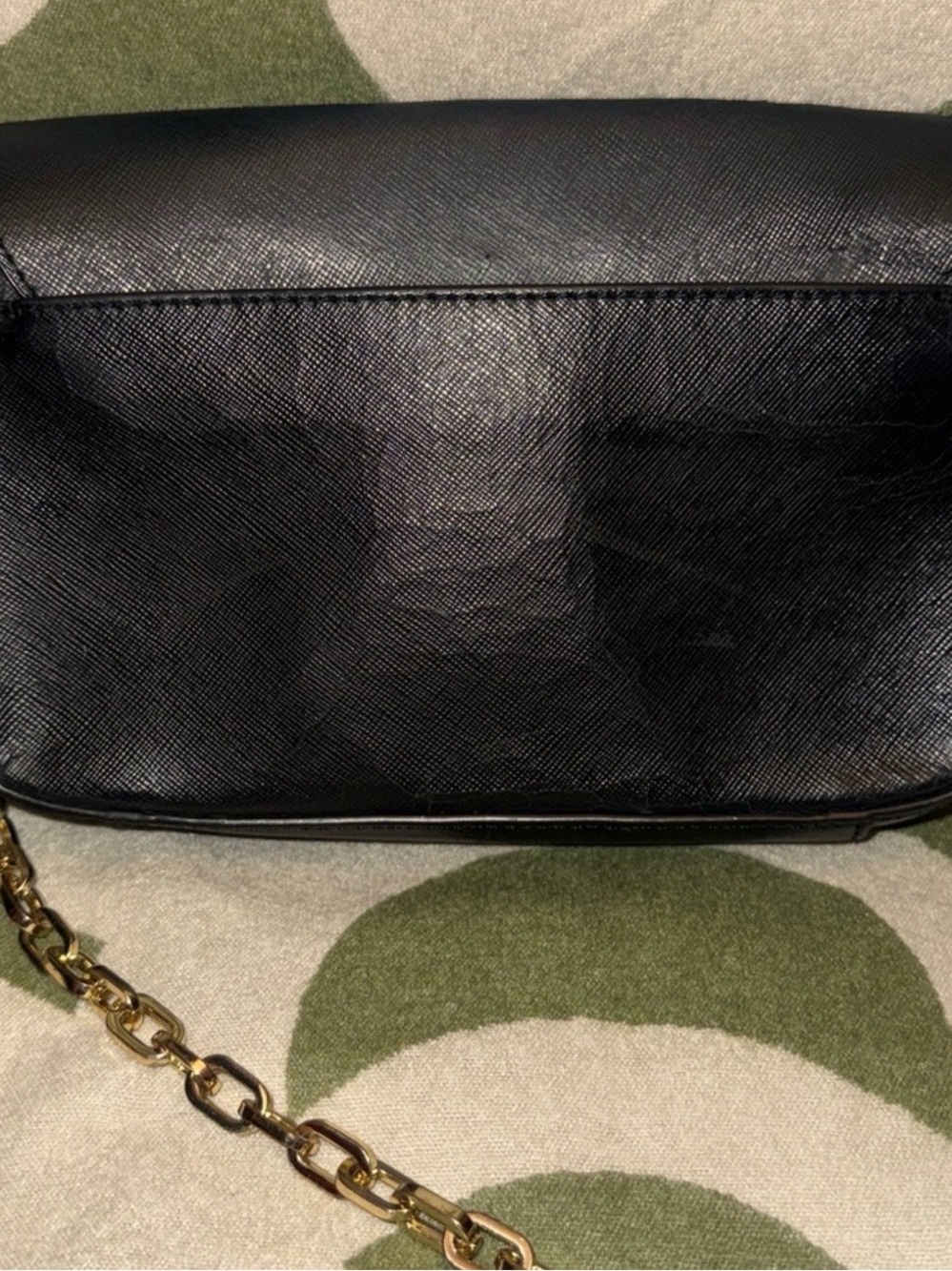 Tory Burch Black Leather Crossbody with Gold Emblem - Picture 8 of 11